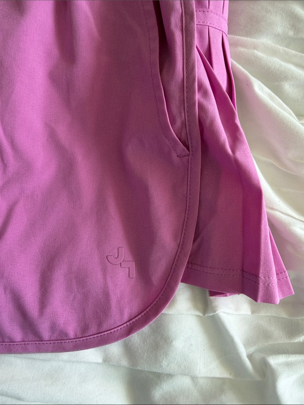 JoyLab Bright Fuchsia Flounce Athletic Shorts - Picture 2 of 6